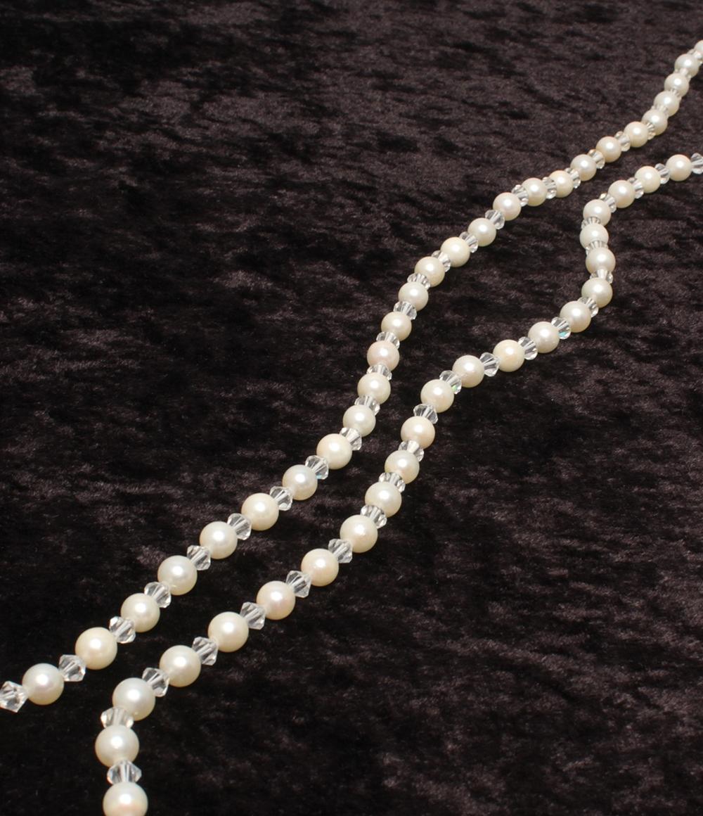 ロングネックレス SV パール 6.5-7.0mm レディース