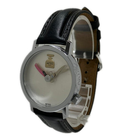 AKTEO 腕時計 クオーツ ホワイト系 レディース メンズ アクテオ