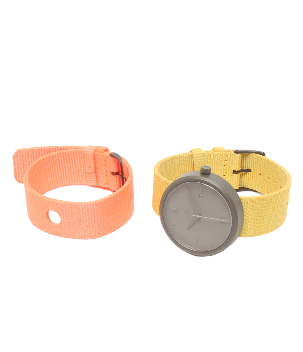 美品 YOT WATCH 腕時計 クオーツ グレー レディース メンズ ヨットウォッチ