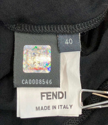 訳あり FENDI 半袖リボンブラウス レディース SIZE 40 (S) フェンディ