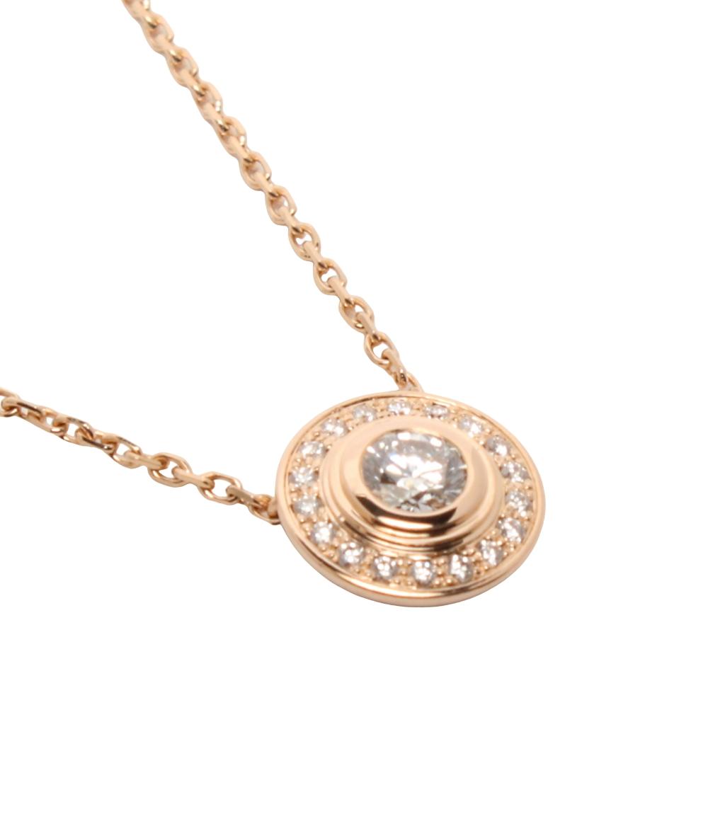美品 カルティエ ネックレス K18 ダムール ダイヤ GTS485 レディース Cartier