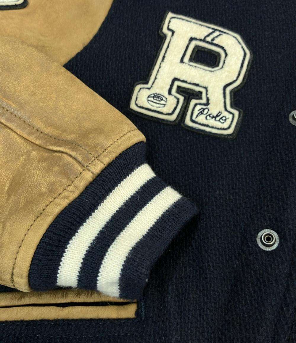 POLO RALPH LAUREN スタジャン レザースリーブ キッズ SIZE 7 (120