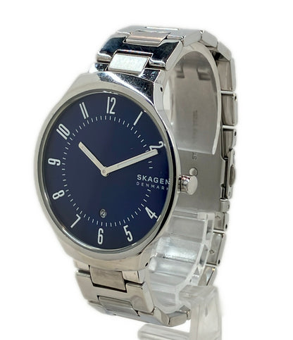 SKAGEN 腕時計 クオーツ ネイビー SKW6519 メンズ スカーゲン