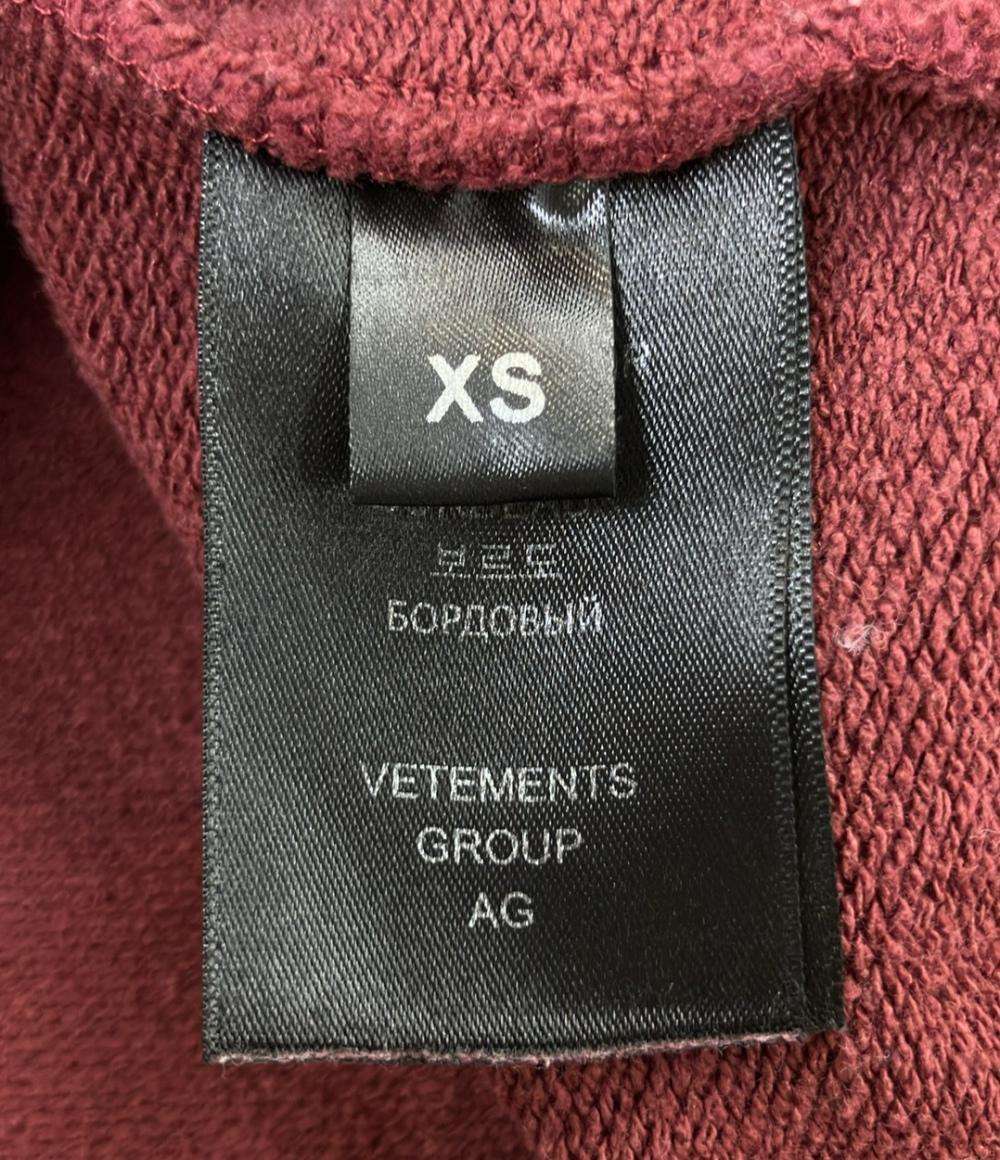 美品 VETEMENTS プルオーバーパーカー メンズ SIZE XS ヴェトモン