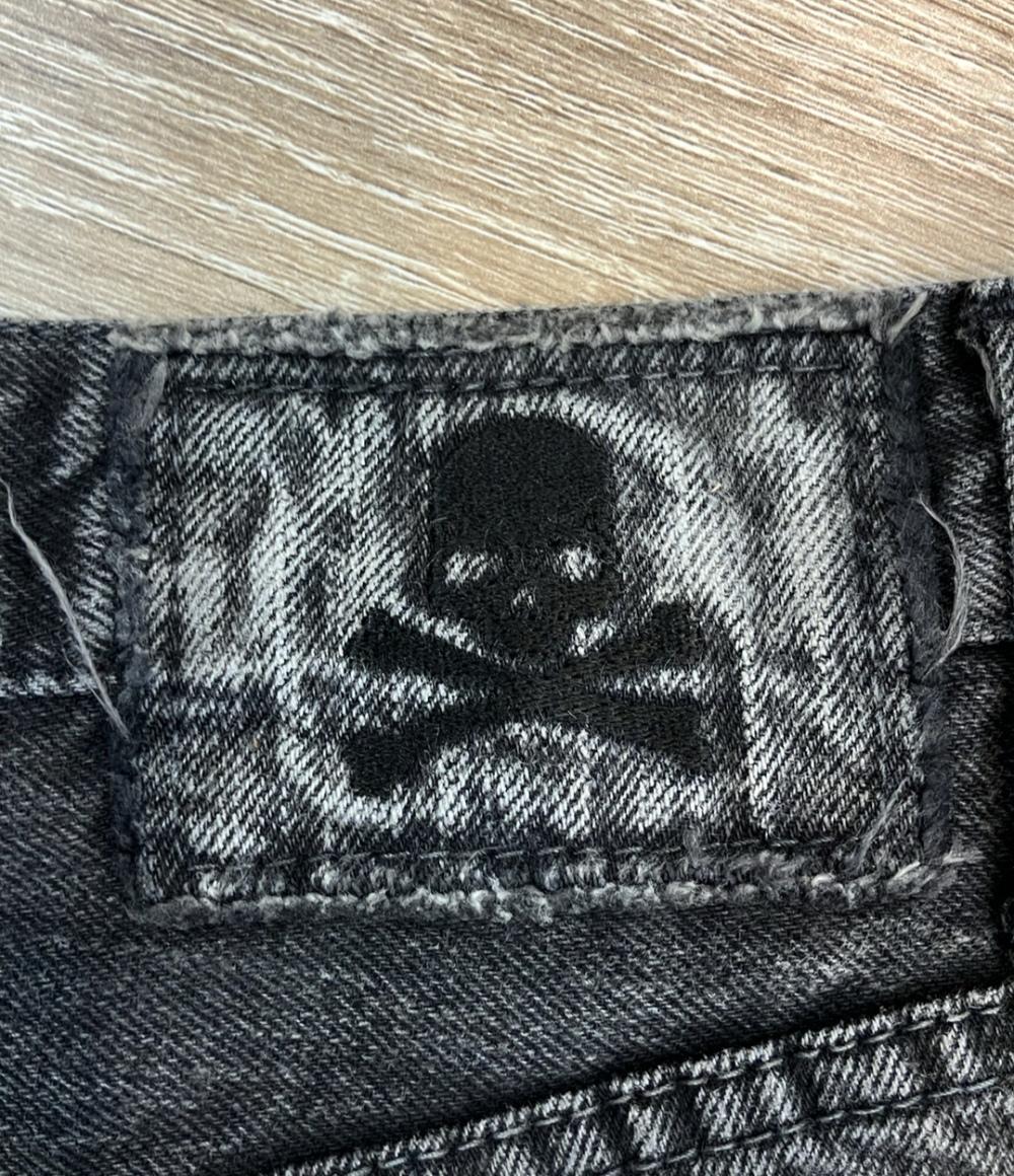 mastermind JAPAN ハーフパンツ デニム ダメージ 汚れ加工 MS-PA16-00-D メンズ SIZE S マスターマインドジャパン