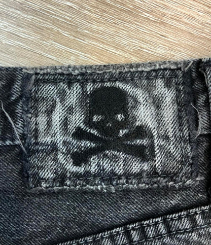 mastermind JAPAN ハーフパンツ デニム ダメージ 汚れ加工 MS-PA16-00-D メンズ SIZE S マスターマインドジャパン