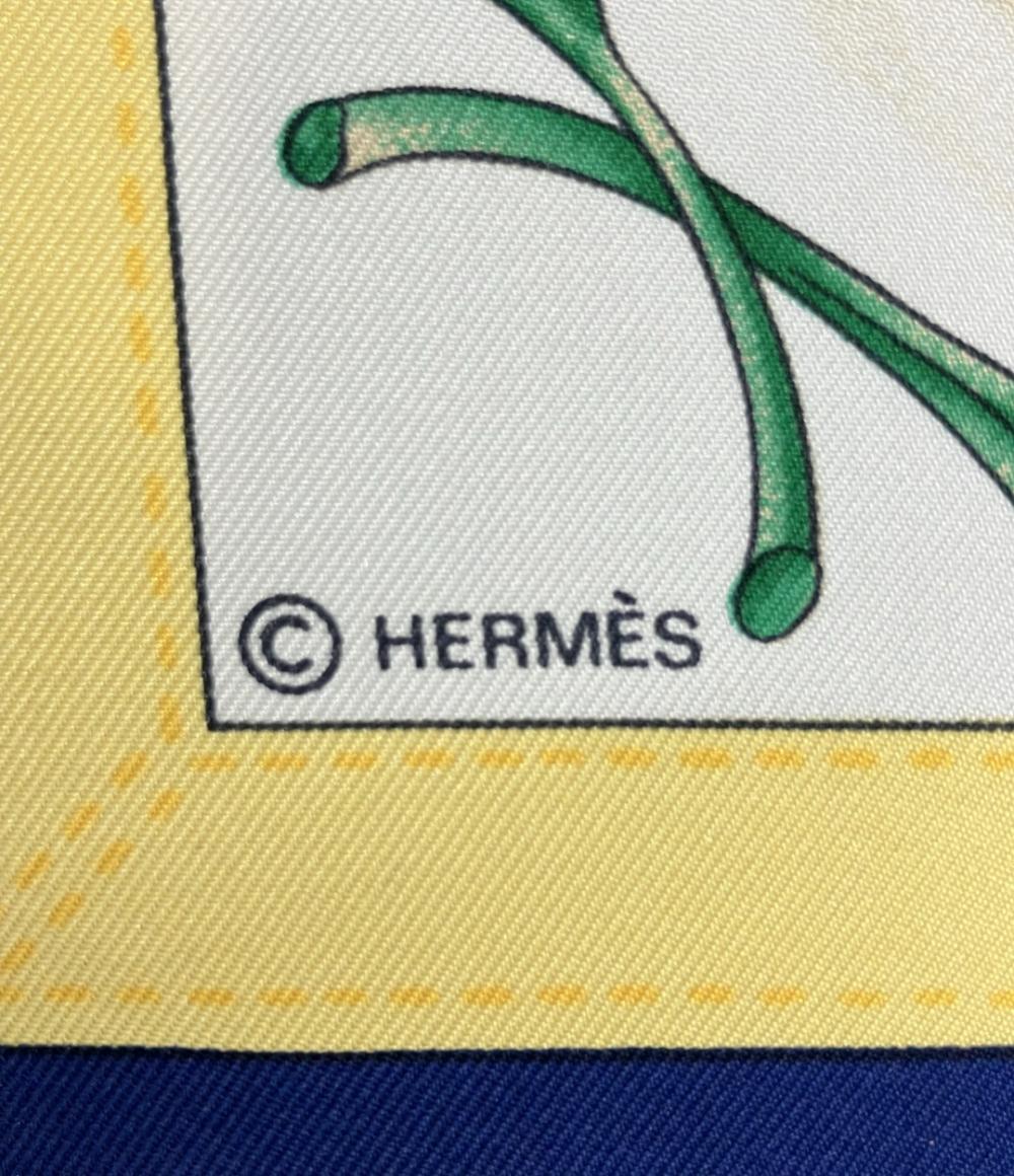 エルメス スカーフ カレ90 シルク100% 現代市民の服装 Costumes Civils Actuels レディース HERMES