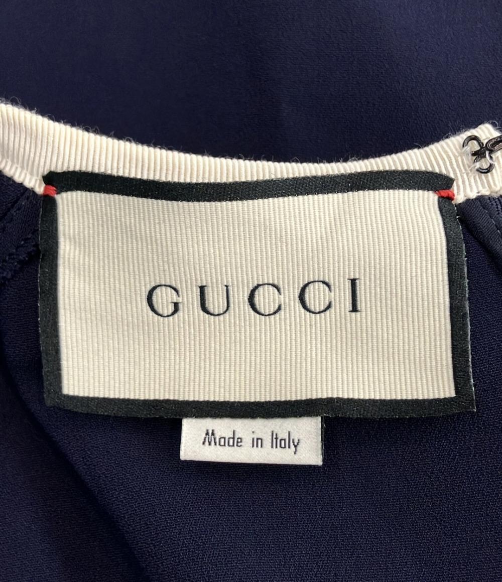GUCCI パイピング ノースリーブワンピース レディース SIZE 40 (S
