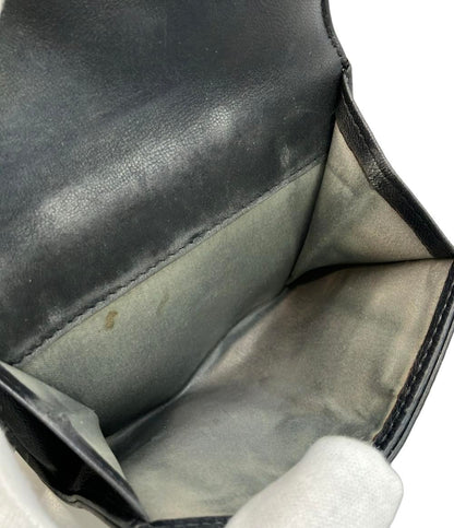 CHANEL 二つ折り財布 シルバー金具 カメリア レディース シャネル