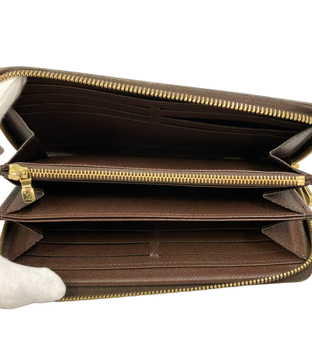 LOUIS VUITTON ラウンドファスナー長財布 ジッピー ウォレット ダミエ エベヌ N41661 メンズ ルイ・ヴィトン