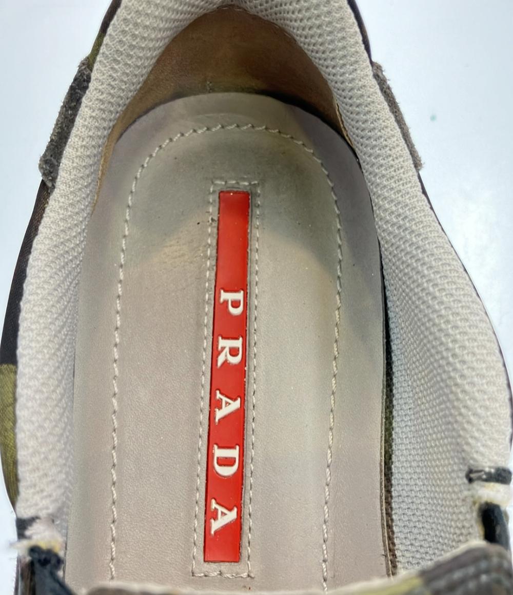 プラダ スリッポン 迷彩 レディース SIZE 38 (XL) PRADA