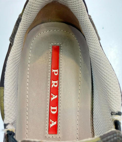 プラダ スリッポン 迷彩 レディース SIZE 38 (XL) PRADA