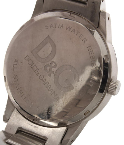 ディーアンドジー 腕時計 クオーツ ブラック DW0624 メンズ D&G