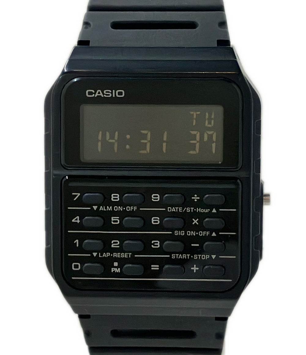 美品 CASIOか 腕時計 データバンク クオーツ CA-53W レディース メンズ カシオ