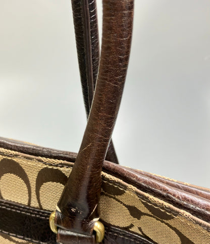 COACH トートバッグ キャンバス シグネチャー 11063 レディース コーチ
