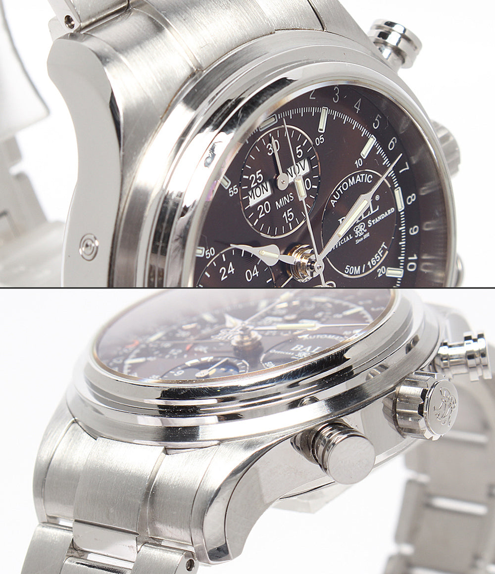 BALL Watch 腕時計 ムーンライト スペシャル トレインマスター 自動巻き ブラウン CM1036D-SJ-BR メンズ ボール ウォッチ