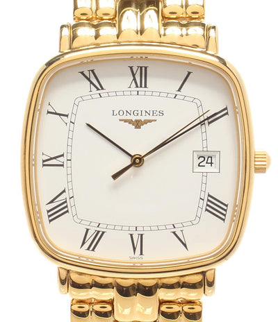LONGINES 腕時計 クオーツ ホワイト L4.761.2 メンズ ロンジン