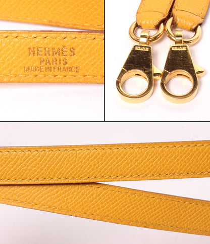 HERMES 2wayショルダーバッグ ハンドバッグ ヴォーエプソン ゴールド金具 肩掛け □A刻印 ボリード35 レディース エルメス