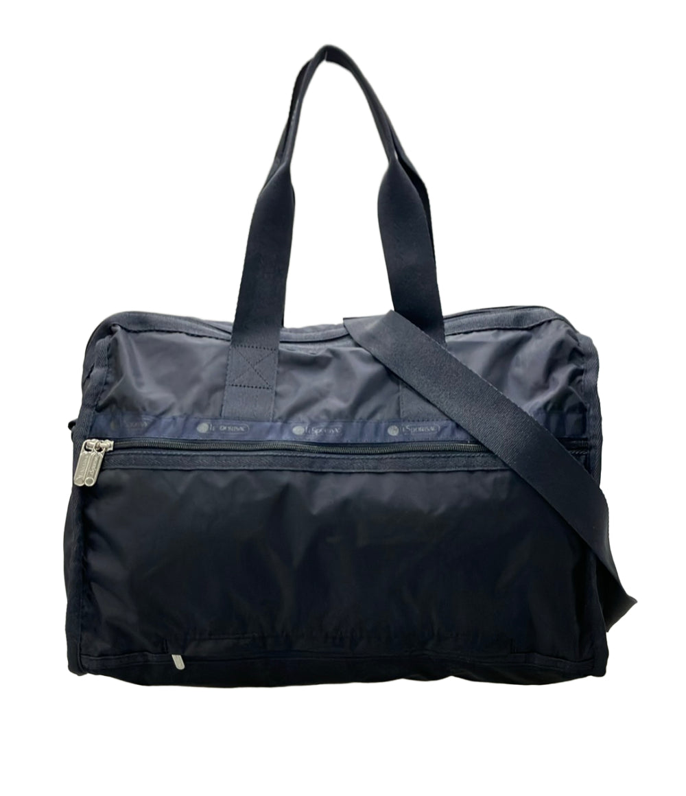美品 LeSportsac 2way ボストンバッグ ショルダーバッグ 斜め掛け レディース メンズ レスポートサック