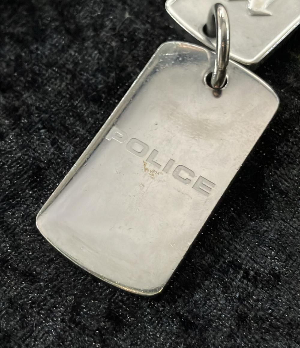 ポリス ペンダントトップ ダブルプレート メンズ POLICE