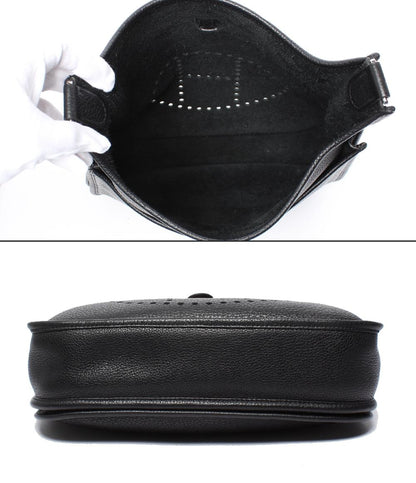 HERMES ショルダーバッグ □M刻印 シルバー金具 トリヨンクレマンス エヴリン3 PM レディース エルメス