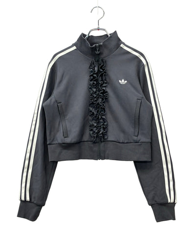 adidas トラックジャケット ブルゾン ラッフル スポーツ レディース SIZE L アディダス