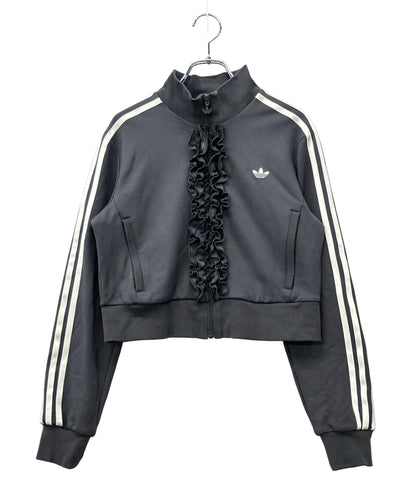 adidas トラックジャケット ブルゾン ラッフル スポーツ レディース SIZE L アディダス