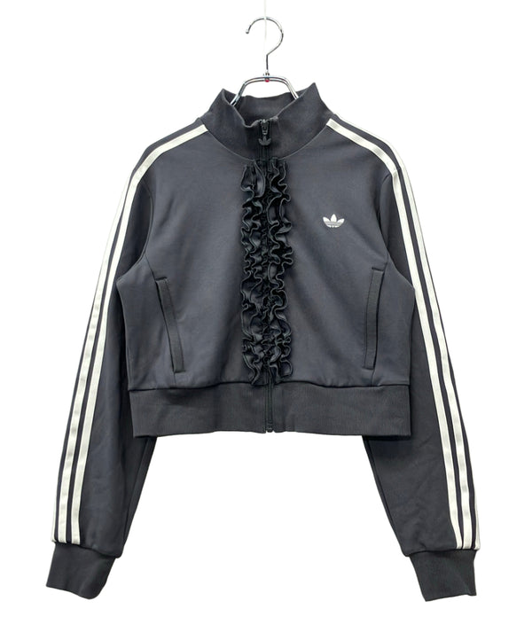 adidas トラックジャケット ブルゾン ラッフル スポーツ レディース SIZE L アディダス