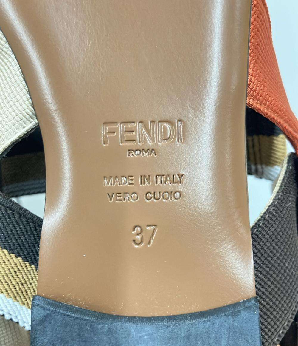 美品 フェンディ フラットサンダル レディース SIZE 37 (L) FENDI