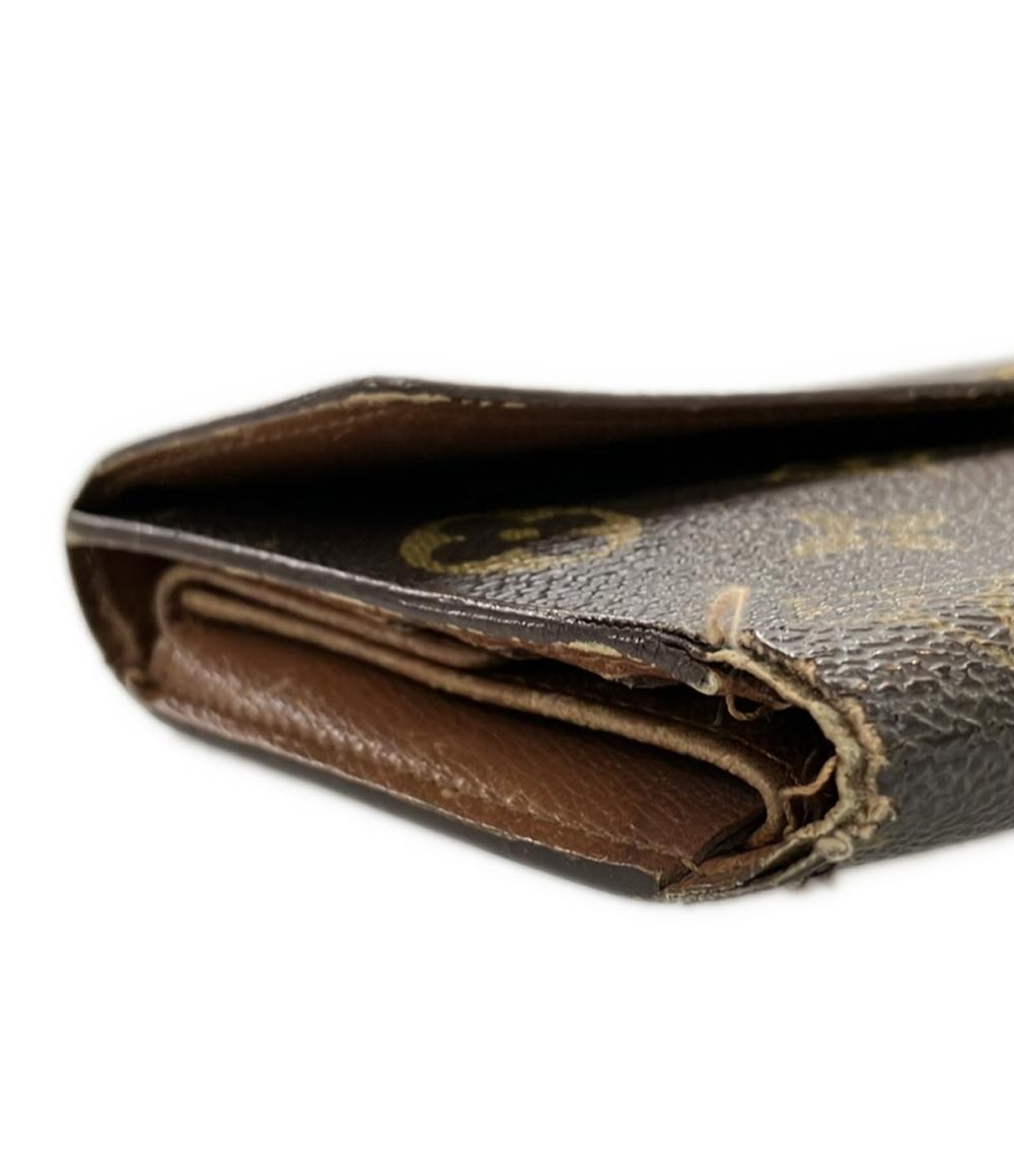 訳あり Louis Vuitton 三つ折り長財布 モノグラム ポルトトレゾール インターナショナル M61215 ユニセックス ルイヴィトン