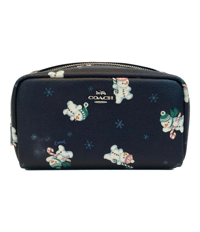 コーチ る ポーチ 雪だるま柄 レディース COACH