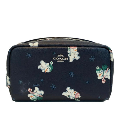 コーチ る ポーチ 雪だるま柄 レディース COACH