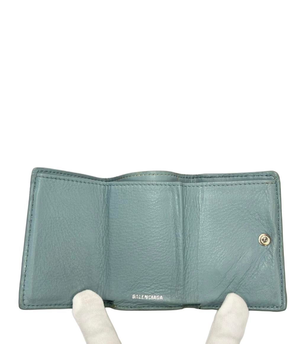 BALENCIAGA 三つ折り財布 レザー ペーパーミニ 391446 4005 レディース バレンシアガ