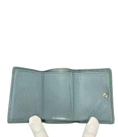BALENCIAGA 三つ折り財布 レザー ペーパーミニ 391446 4005 レディース バレンシアガ