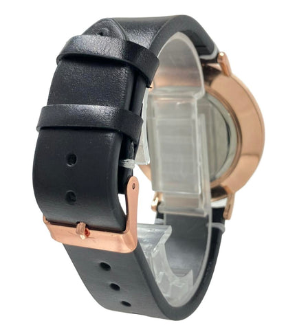 腕時計 クオーツ ブラック メンズ UN PETIT PLAISIR