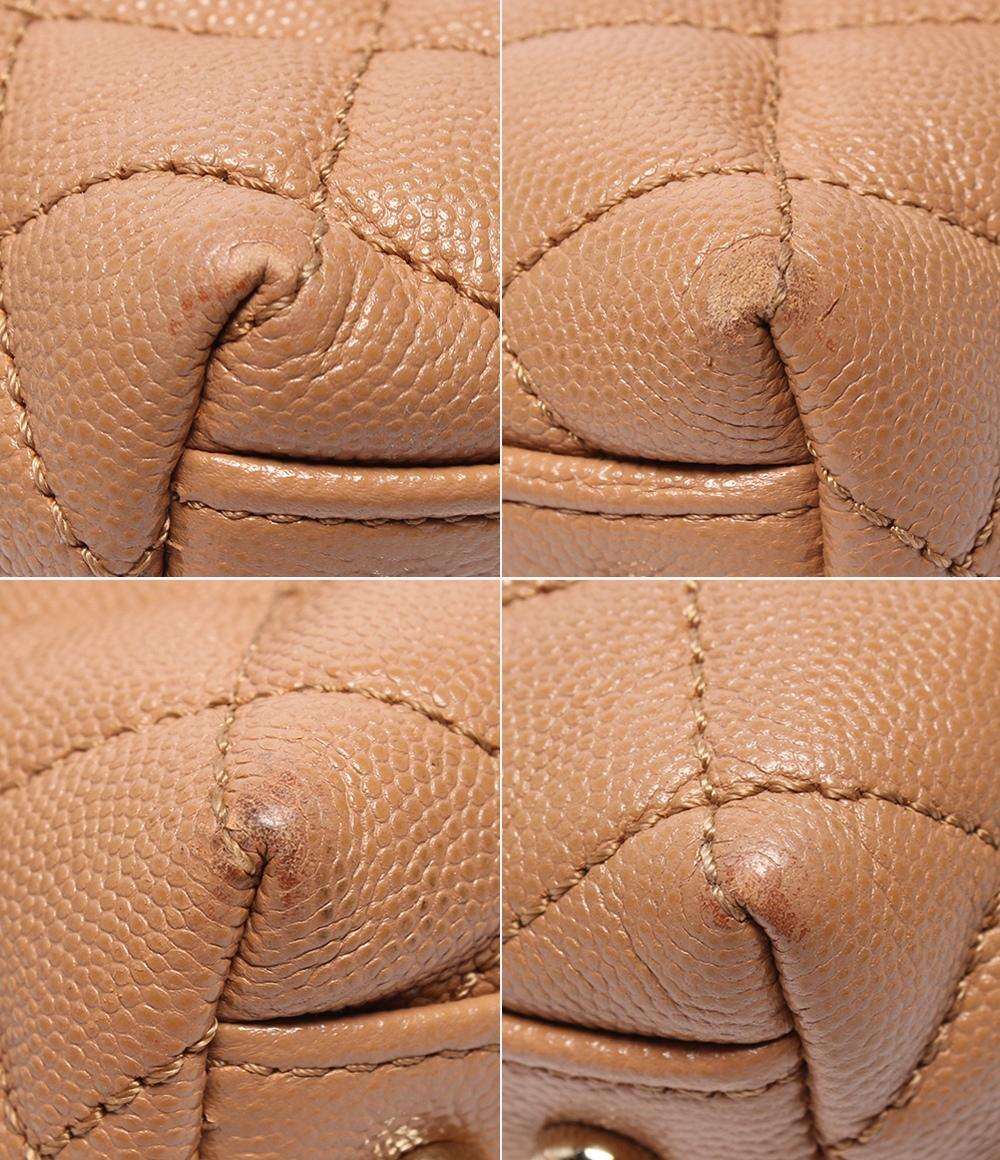 CHANEL 2way ハンドバッグ ショルダーバッグ マトラッセ ゴールド金具 キャビアスキン ココハンドル29 レディース シャネル