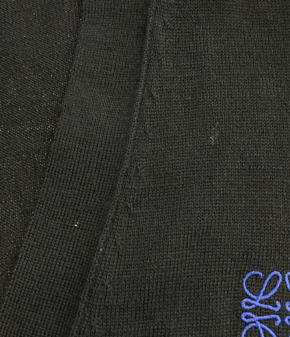 美品 LOEWE 長袖カーディガン アナグラム刺繍 レディース SIZE XS ロエベ