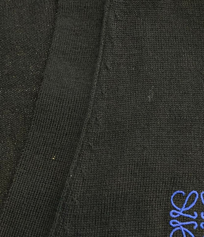美品 LOEWE 長袖カーディガン アナグラム刺繍 レディース SIZE XS ロエベ