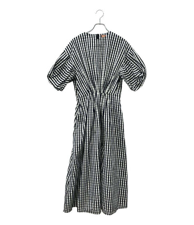 美品 AMICA kids 半袖ワンピース ロング ギンガムチェックドレス AM103E-SS06 レディース SIZE F (M) アミカキッズ