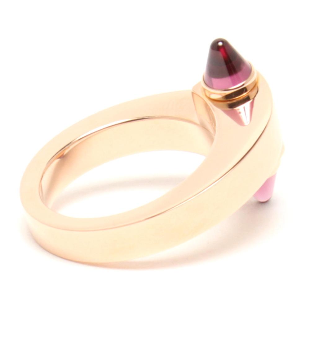 美品 Cartier リング 指輪 K18 ガーネット メノット BK5457 レディース SIZE 14号 カルティエ
