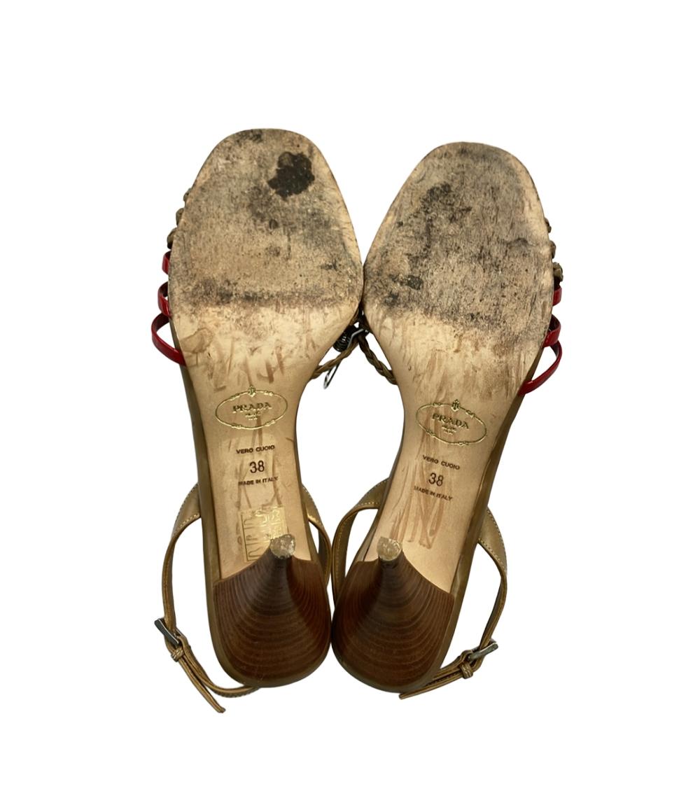 PRADA バッグストラップサンダル レディース SIZE 38 (25cm) プラダ