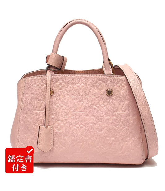 LOUIS VUITTON 2WAYハンドバッグ ショルダーバッグ 肩掛け 斜め掛け モンテーニュBB モノグラムアンプラント M44123 レディース ルイ・ヴィトン