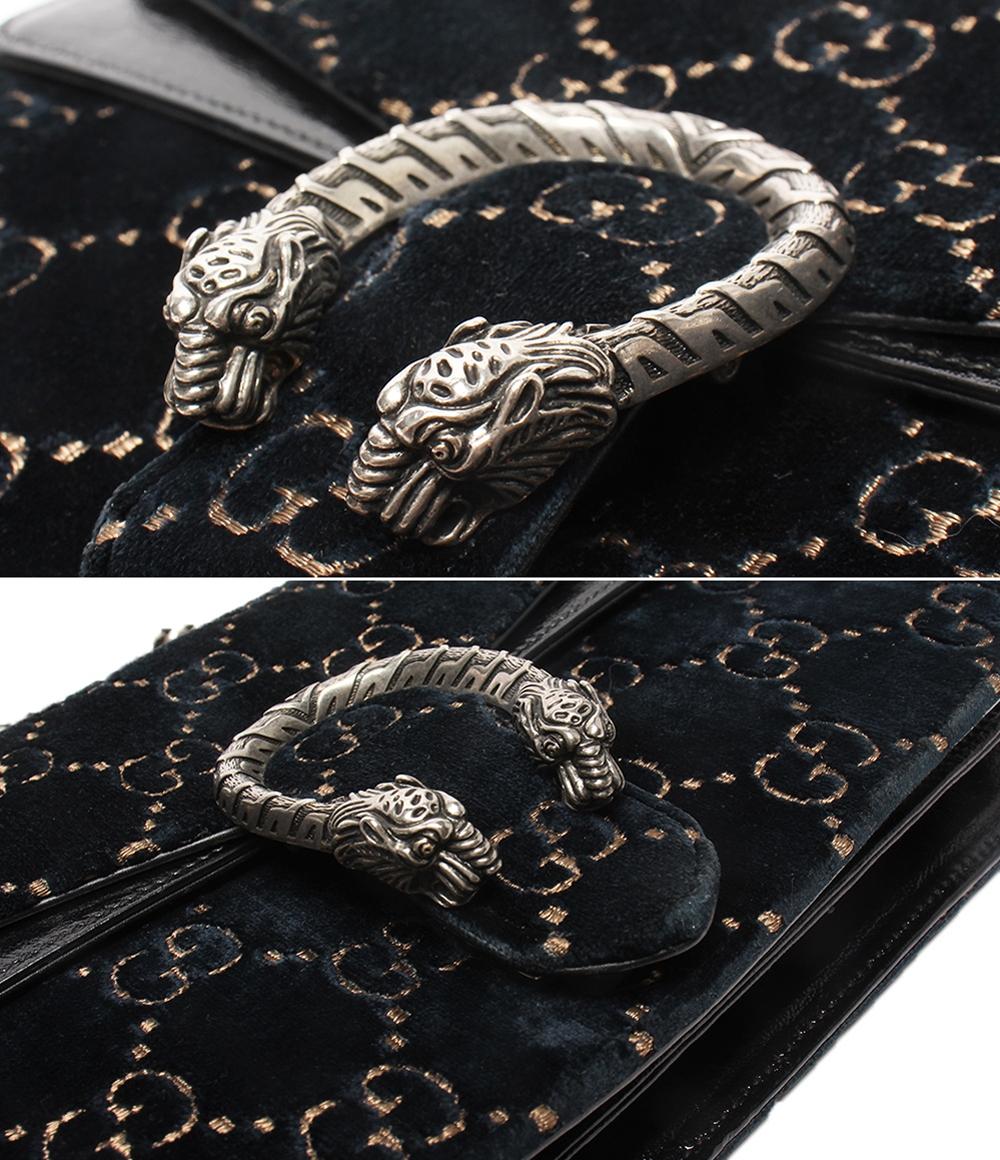 グッチ チェーンショルダーバッグ ハンドバッグ 肩掛け ディオニュソス GGベルベット 400249 520981 レディース GUCCI