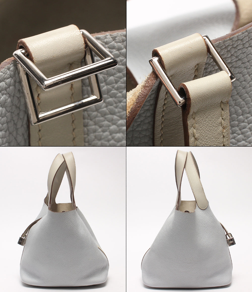 HERMES ハンドバッグ □R刻印 シルバー金具 トリヨンクレマンス ピコタンロックPM レディース エルメス