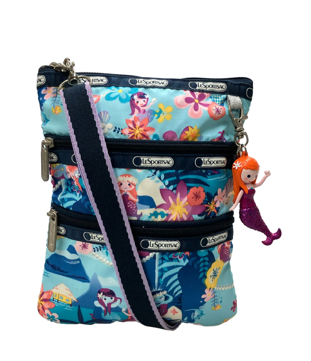 美品 LeSportsac Disney ショルダーバッグ 斜め掛け イッツ・ア・スモールワールド レディース レスポートサック ディズニー