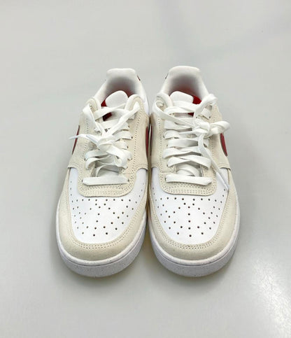 NIKE ローカットスニーカー COURT VISION FQ7628-100 レディース SIZE 24.5 (L) ナイキ