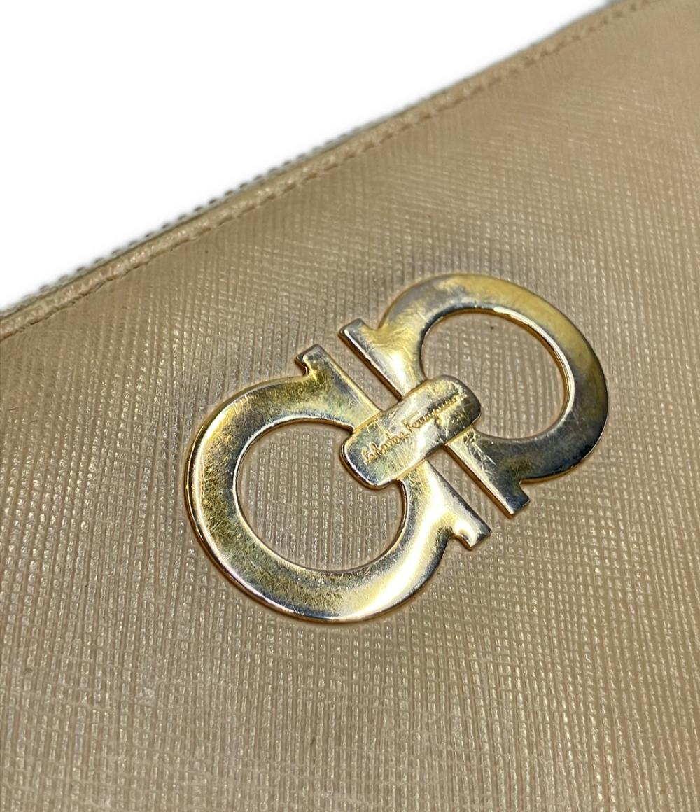 Salvatore Ferragamo ラウンドファスナー長財布 ガンチーニ レディース