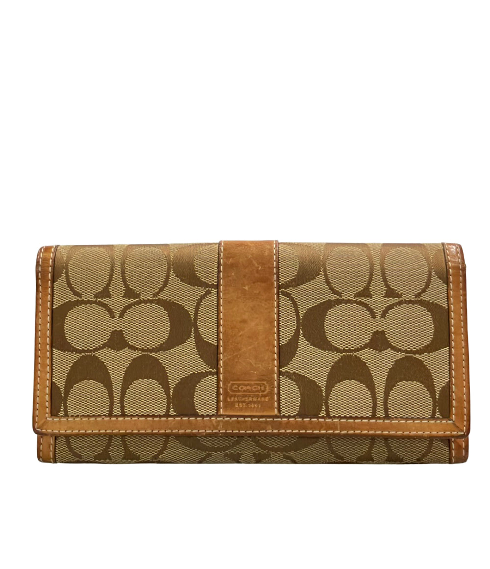 COACH 長財布 シグネチャー レディース コーチ