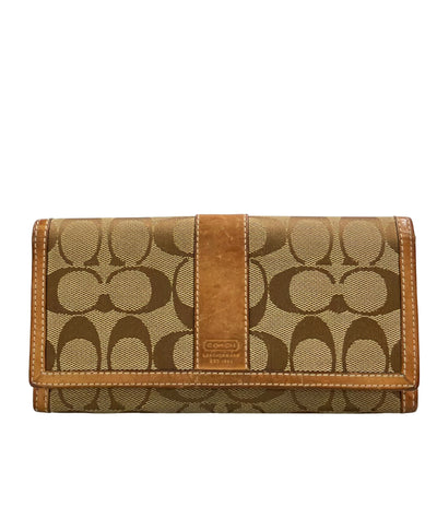 COACH 長財布 シグネチャー レディース コーチ