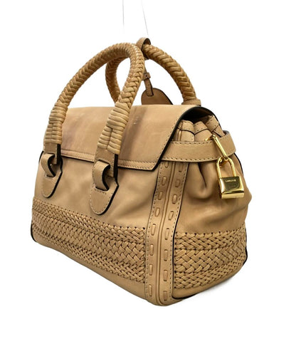 GUCCI ハンドバッグ ウーブンウェブ レザー 263945 486628 レディース グッチ